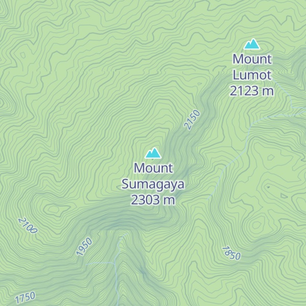 Map of Mount Sumagaya