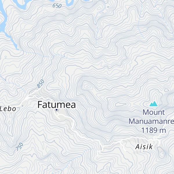 Map of Mount Beiulumolik