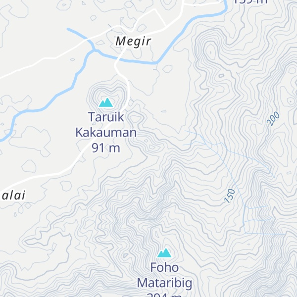 Map of Foho Matulaun