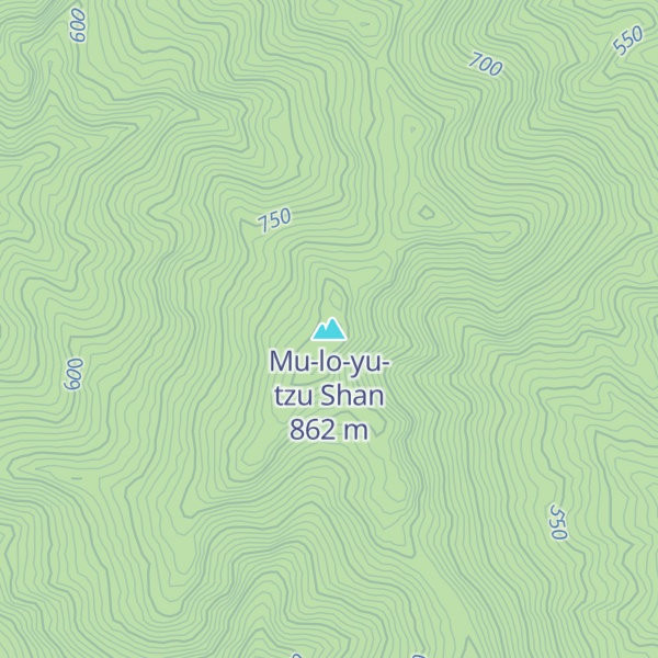 Map of Mu-lo-yu-tzu Shan