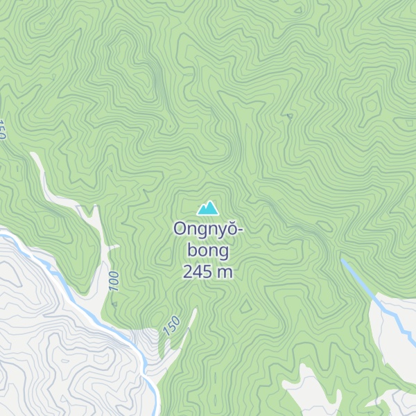 Map of Ongnyŏ-bong