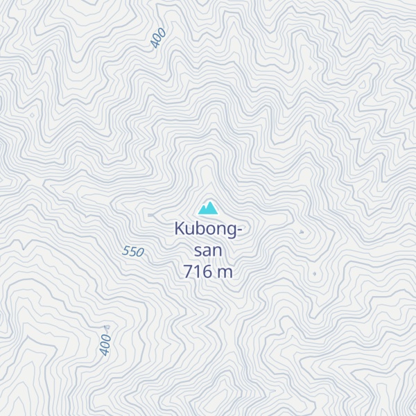 Map of Kubong-san