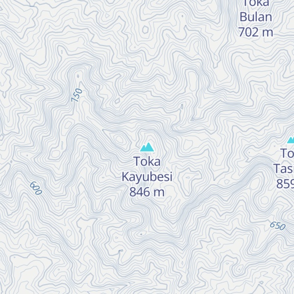 Map of Toka Kayubesi