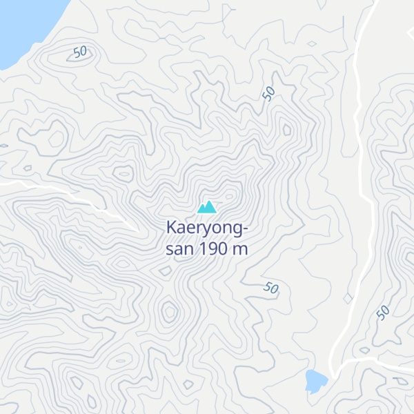 Map of Kaeryong-san