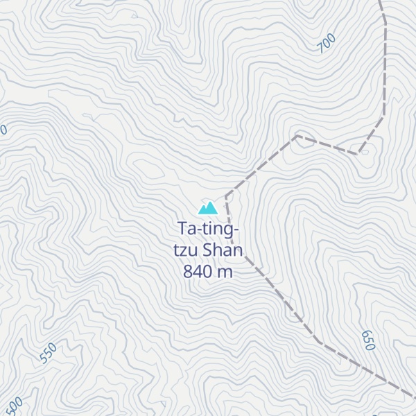 Map of Ta-ting-tzu Shan