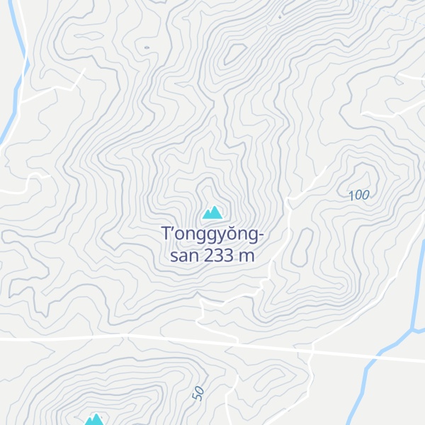 Map of T’onggyŏng-san