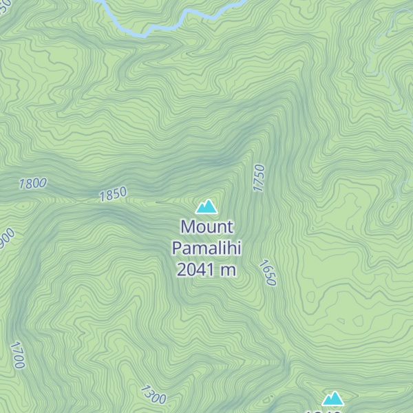 Map of Mount Pamalihi