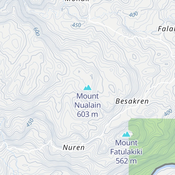 Map of Mount Nualain