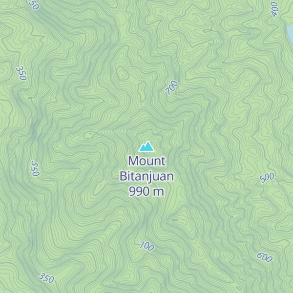 Map of Mount Bitanjuan