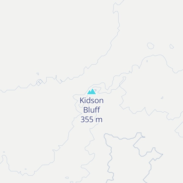 Map of Kidson Bluff
