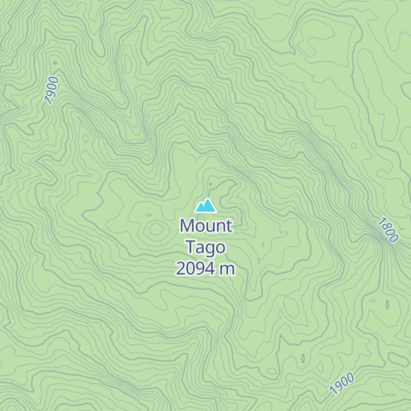 Map of Mount Tago