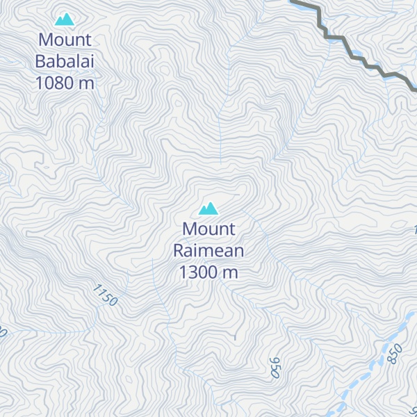 Map of Mount Raimean