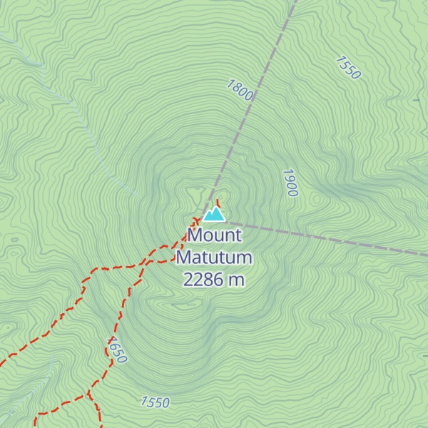 Map of Mount Matutum