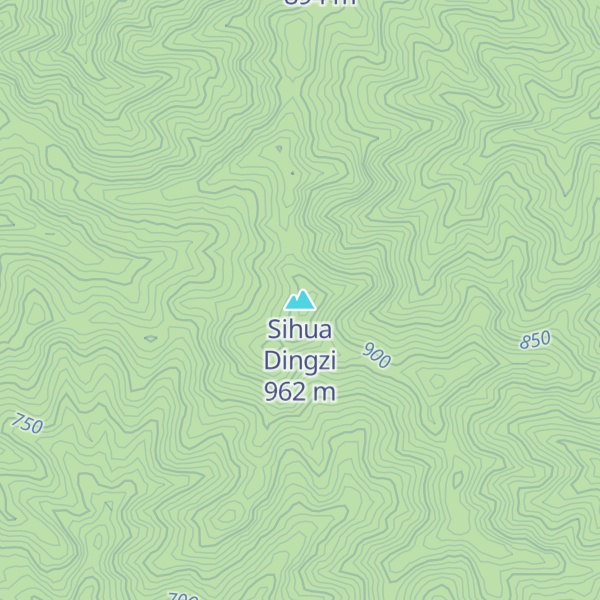 Map of Sihua Dingzi