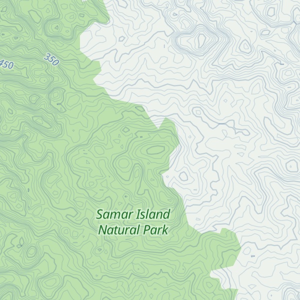 Map of Mount Catalutuan