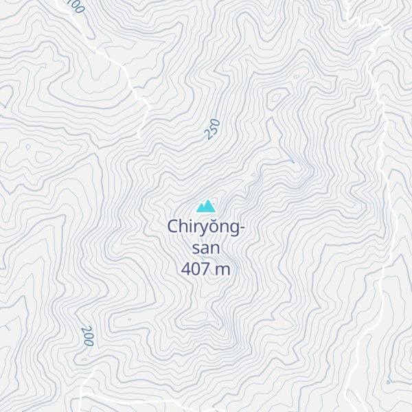 Map of Chiryŏng-san