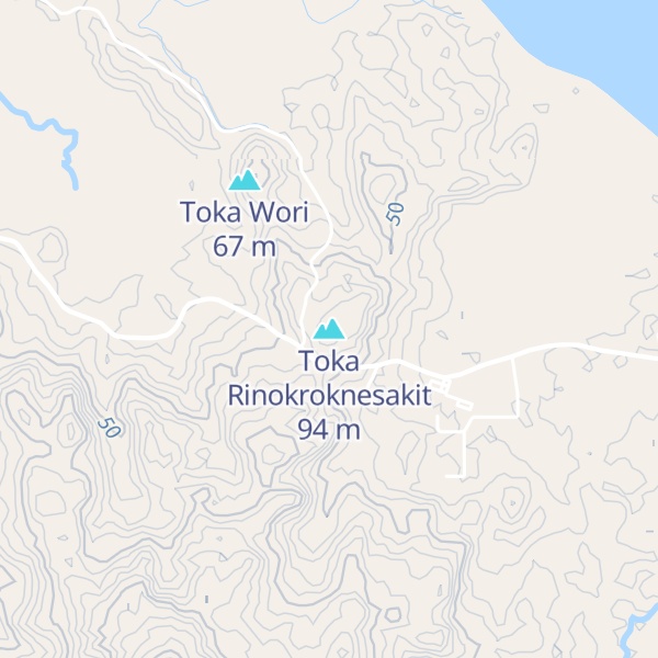 Map of Toka Rinokroknesakit
