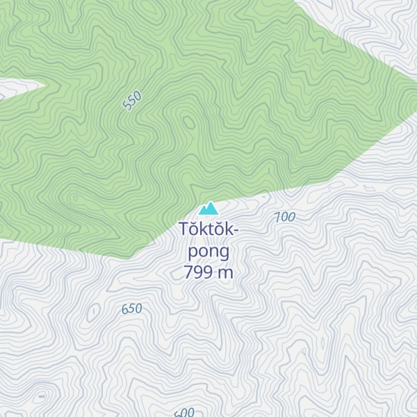 Map of Tŏktŏk-pong
