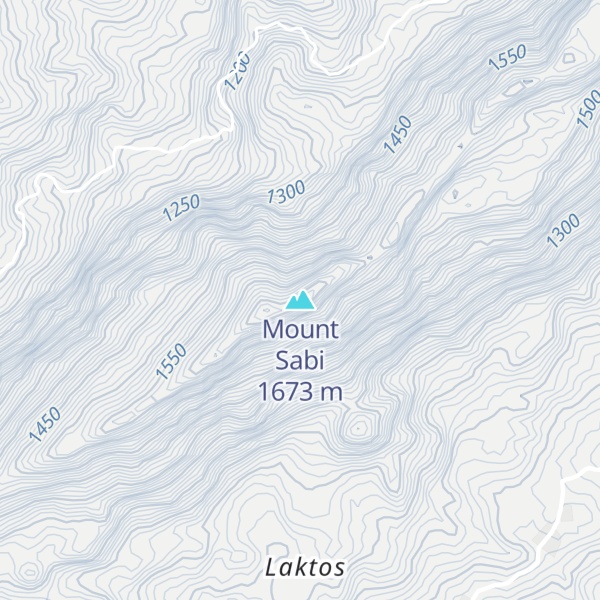 Map of Mount Sabi