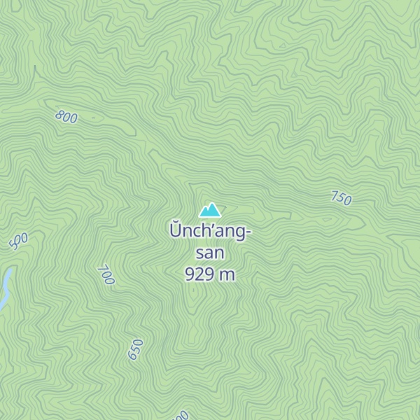 Map of Ŭnch’ang-san
