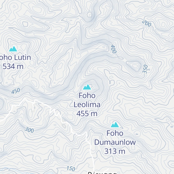 Map of Foho Leolima