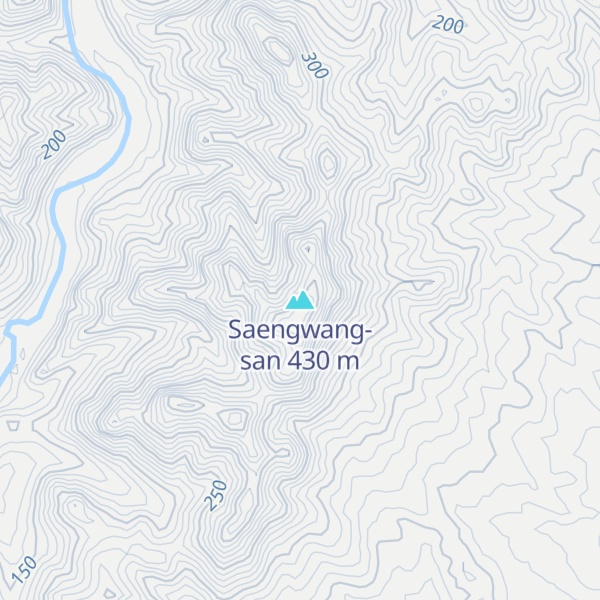 Map of Saengwang-san