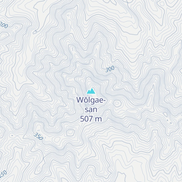 Map of Wŏlgae-san