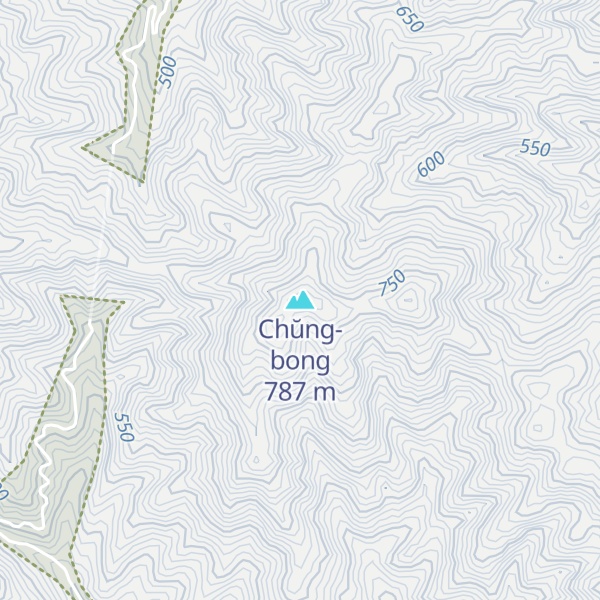 Map of Chŭng-bong