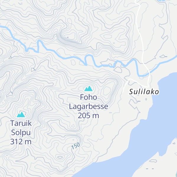 Map of Foho Lagarbesse