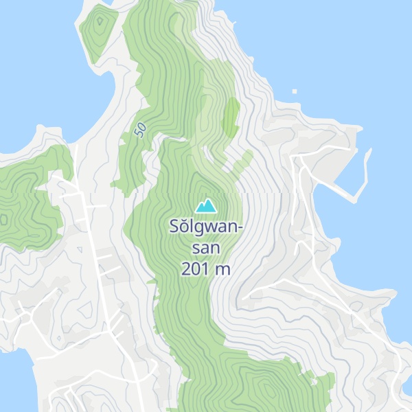 Map of Sŏlgwan-san