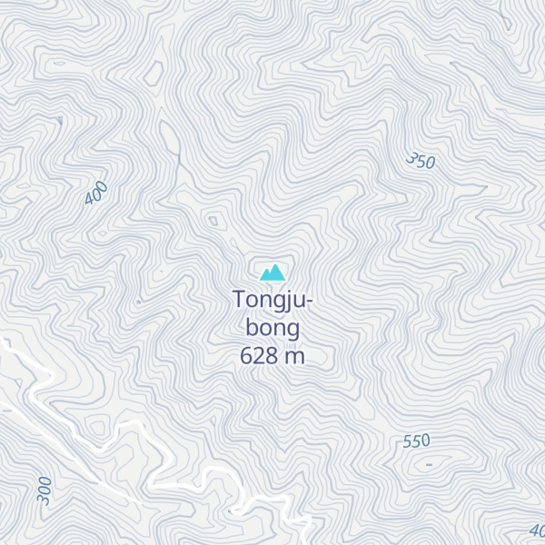 Map of Tongju-bong