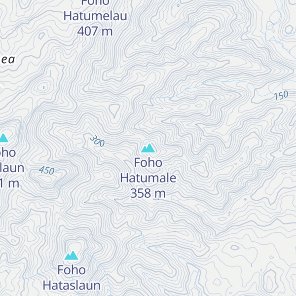 Map of Foho Hatumale