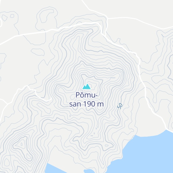 Map of Pŏmu-san