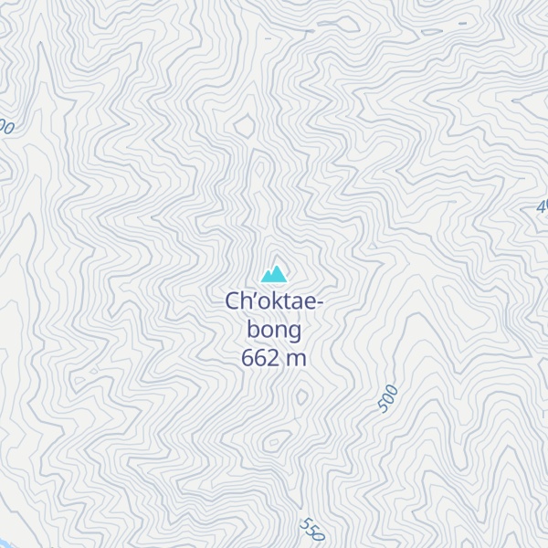 Map of Ch’oktae-bong