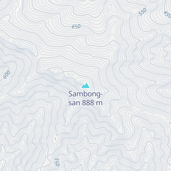 Map of Sambong-san