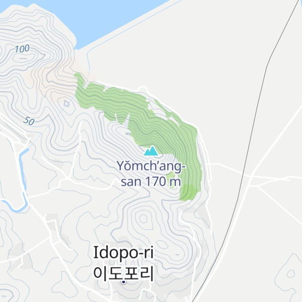 Map of Yŏmch’ang-san