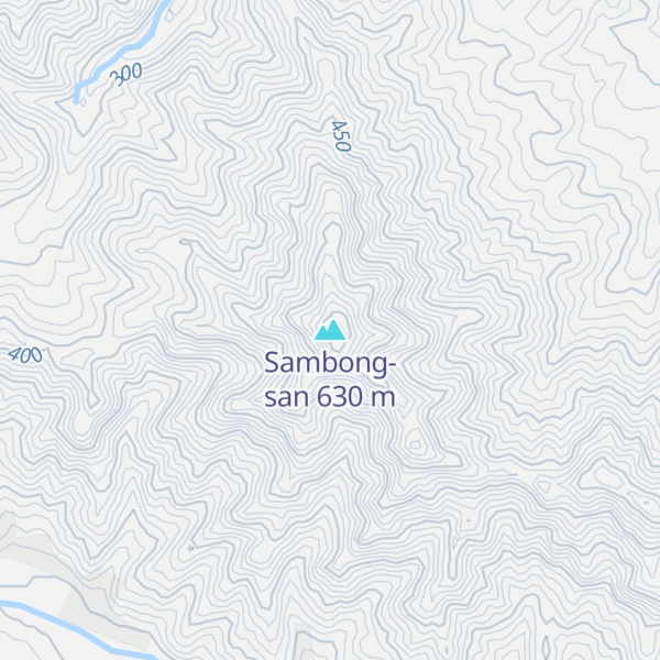 Map of Sambong-san