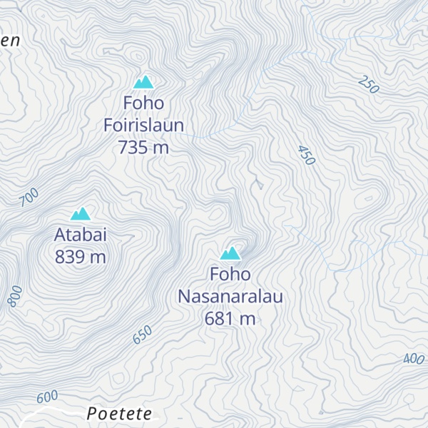 Map of Foho Hatuparag
