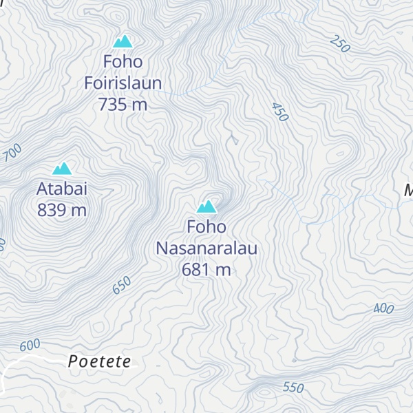 Map of Foho Nasanaralau