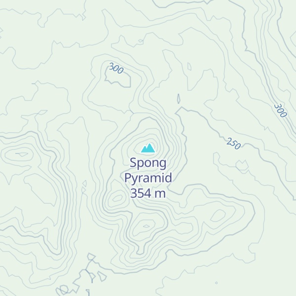 Map of Spong Pyramid