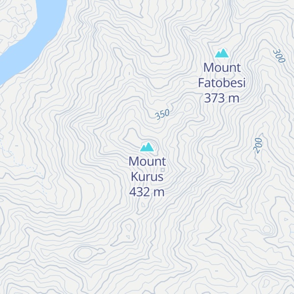 Map of Mount Kurus