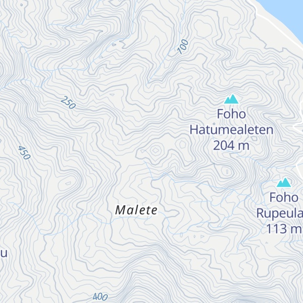 Map of Foho Kaikaulau