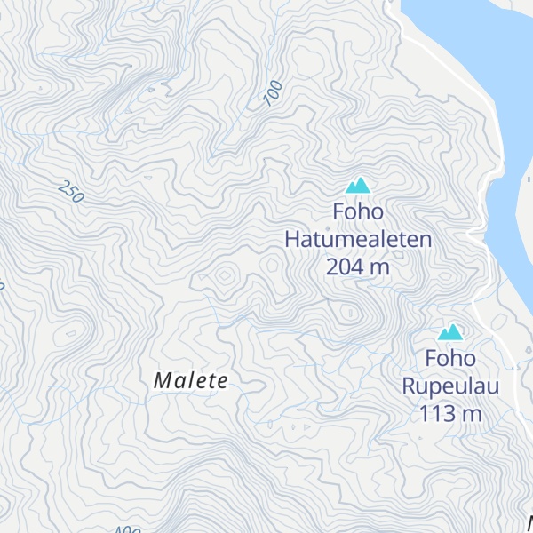 Map of Foho Hatulau