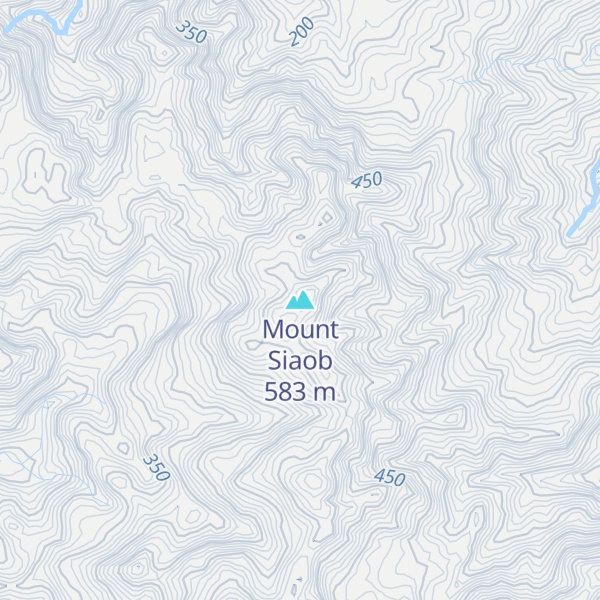 Map of Mount Siaob