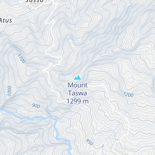 Map of Mount Taswa