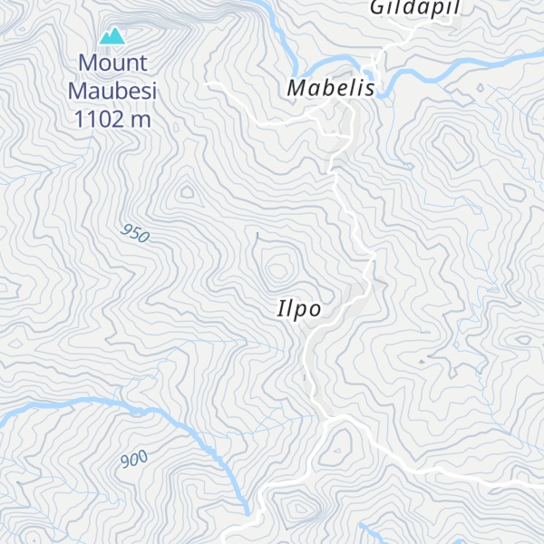 Map of Mount Mapewa