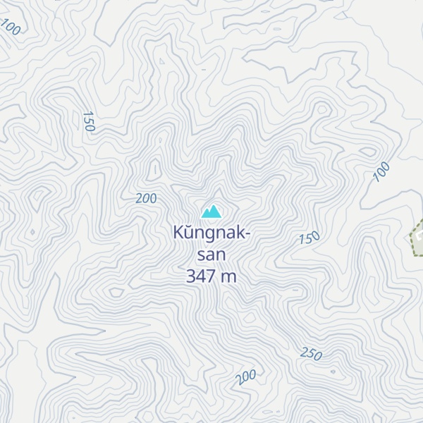 Map of Kŭngnak-san