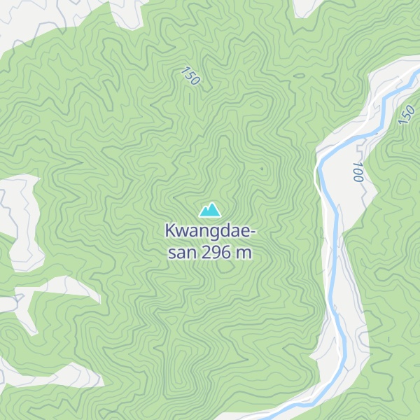 Map of Kwangdae-san