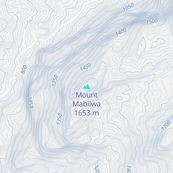 Map of Mount Mabilwa