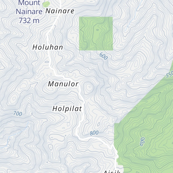 Map of Mount Manulor